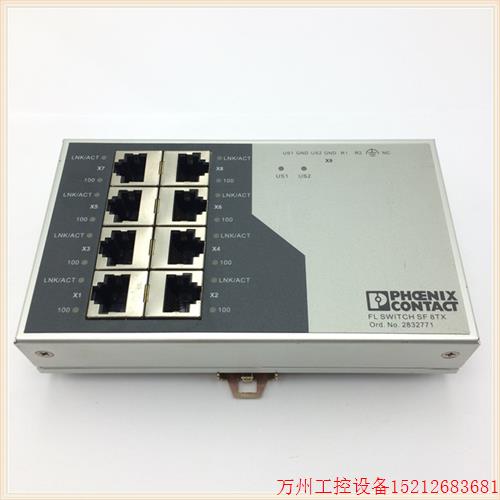议价直拍不发:2832771 菲尼克斯FL SWITCH SF 8TX 8口以太网交换