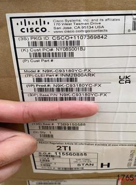 议价直拍不发:议价思科CiscoN9K-C93180YC-FX