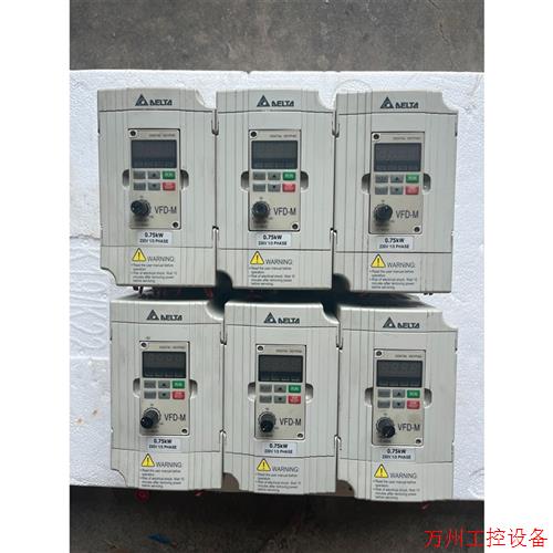 议价直拍不发:处理台达变频器VFD007M21A  0.75KW  220