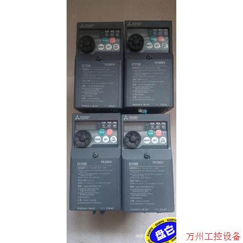 议价直拍不发:95新充新装柜三菱变频器D720s-0.75kw