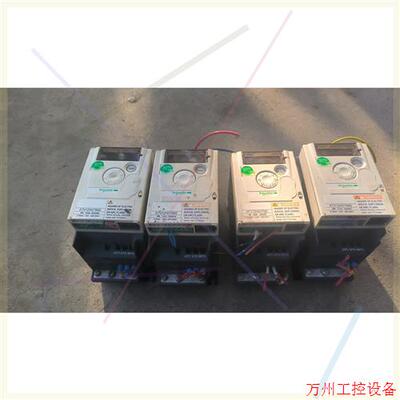 议价直拍不发:原装拆机施耐德变频器ATV12H075M2,0.75KW三台