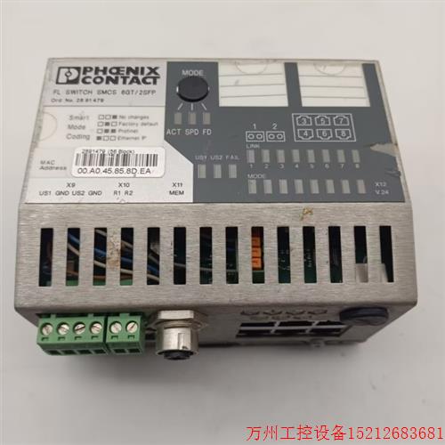议价直拍不发:原装拆机菲尼克斯交换机 FL SWITCH SMCS 6GT/2SFP