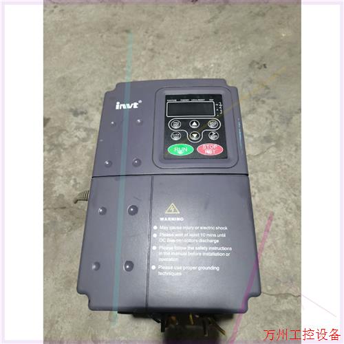 议价直拍不发:英威腾变频器CHE100-5R5G/7R5P-4有个角裂了,