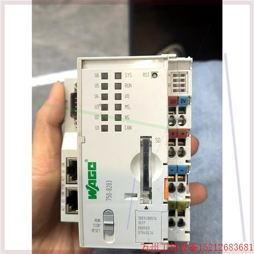 议价直拍不发:万可PLC模块 750-8203 拆机件 成色如下图所示 ,