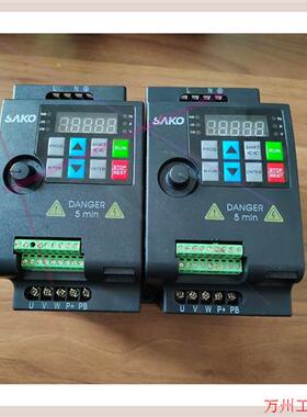 议价直拍不发:议价三科变频器,拆机,SKI780-0D75G-1,220V