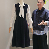 气质优雅修身 新款 礼服裙 视觉显瘦十斤收腰连衣裙2026春季 杰唯卡