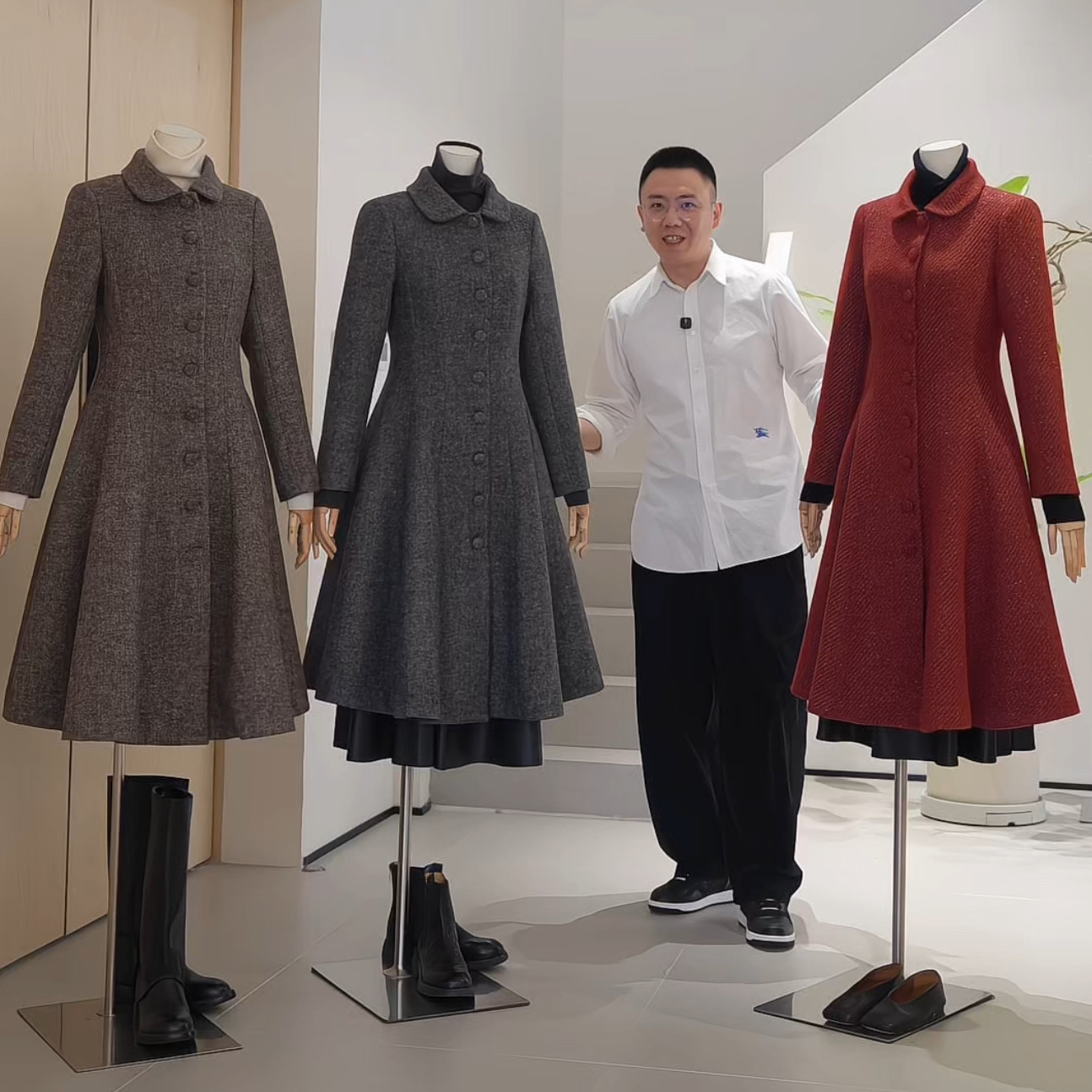 杰唯卡 沙漏型收腰中长款毛呢外套女2025冬季新款显瘦气质大衣,女装/女士精品,毛呢外套,淘宝优惠券,粉丝福利购,淘宝优惠卷