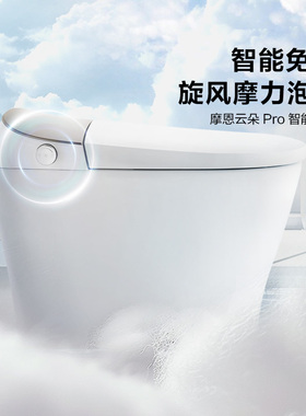 摩恩智能马桶SW1282/1285全自动泡沫盾低压冲即热坐便器