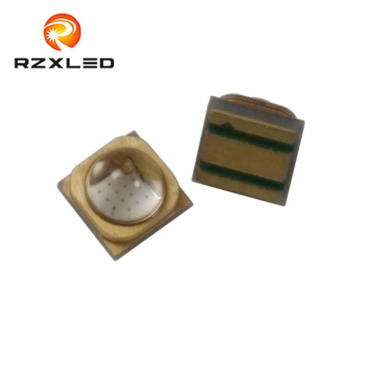 led3w紫外线uva365nm367nm370nm硅胶透镜60度发光检测荧光增白剂