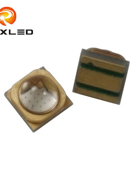 LED3W紫外线UVA365NM367NM370NM硅胶透镜60度发光检测荧光增白剂