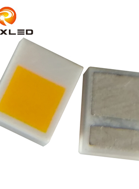 LED 1W 3V 点粉590NM金黄光2100K 2016贴片紧急车辆频闪照明灯珠