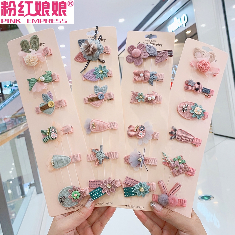 儿童发夹韩国小发卡可爱少女边夹发卡夹子刘海夹超仙侧边顶夹头饰
