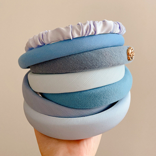 海绵宽边发箍ins百搭外出头箍发饰洗脸压发发卡女款 碎发发捆头饰