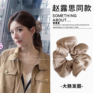 许我耀眼许妍同款 大肠发圈头绳女扎头发橡皮筋头饰高级感马尾发绳