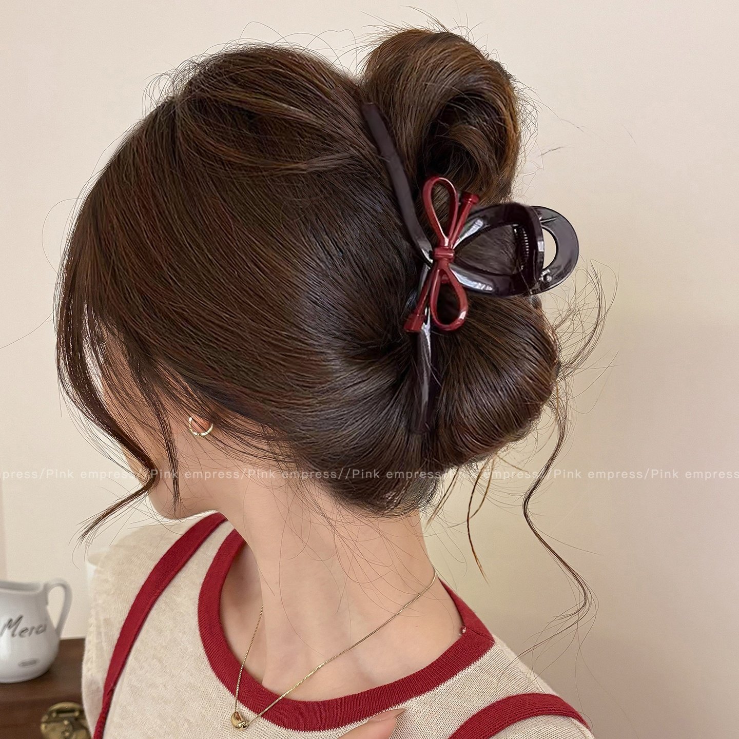 高级感咖色蝴蝶结大号抓夹女发量多头发发夹后脑勺鲨鱼夹发卡头饰,饰品/流行首饰/时尚饰品新,发饰,淘宝优惠券,粉丝福利购,淘宝优惠卷