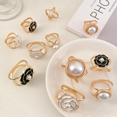 多功能丝巾扣2025新款 高端方巾衬衫 飘带蝴蝶结打结扣大衣腰带扣子