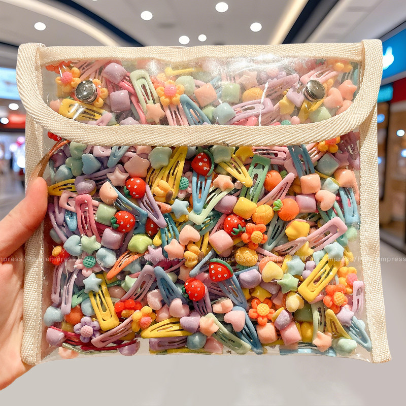 可爱彩色星星发夹儿童前额刘海夹图片