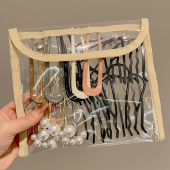 插梳发钗发卡头饰 珍珠u型发簪女款 丸子头盘发神器2026新款 新中式