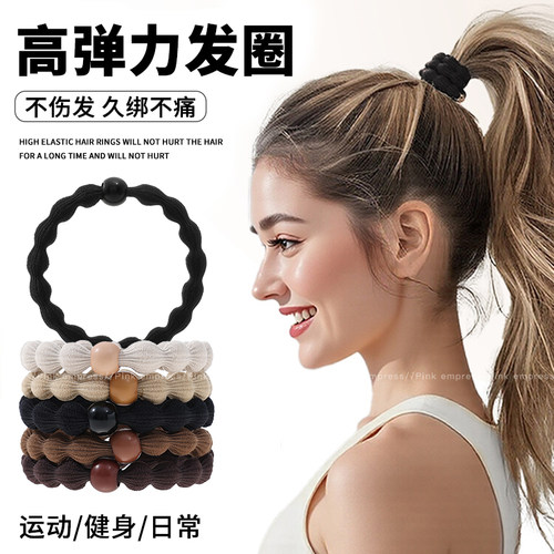高弹力耐用发圈皮筋女扎头发