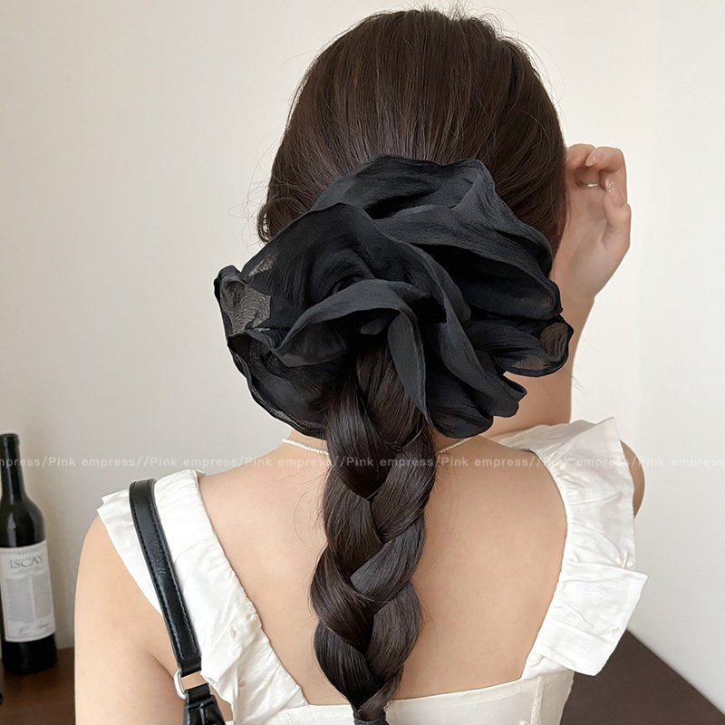 仙气超大号大肠发圈2025新款花边头绳女高级感扎马尾发绳头花头饰,饰品/流行首饰/时尚饰品新,发饰,淘宝优惠券,粉丝福利购,淘宝优惠卷