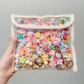 橡皮筋女扎头儿童头绳发圈2026新款 可爱宝宝头饰女童不伤发小发绳