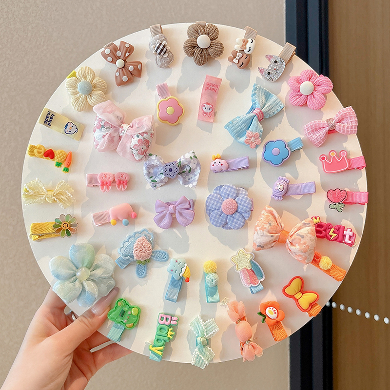 儿童可爱胎毛发夹婴幼儿碎发卡子