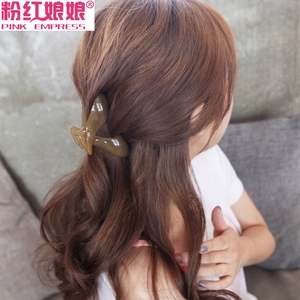 果冻色发夹洗澡抓夹