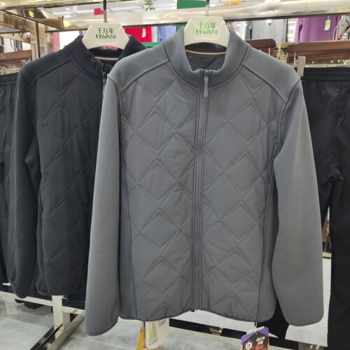 羽伦美9911秋冬新款男士羊毛立领拉链棉服外穿内搭保暖上衣外套