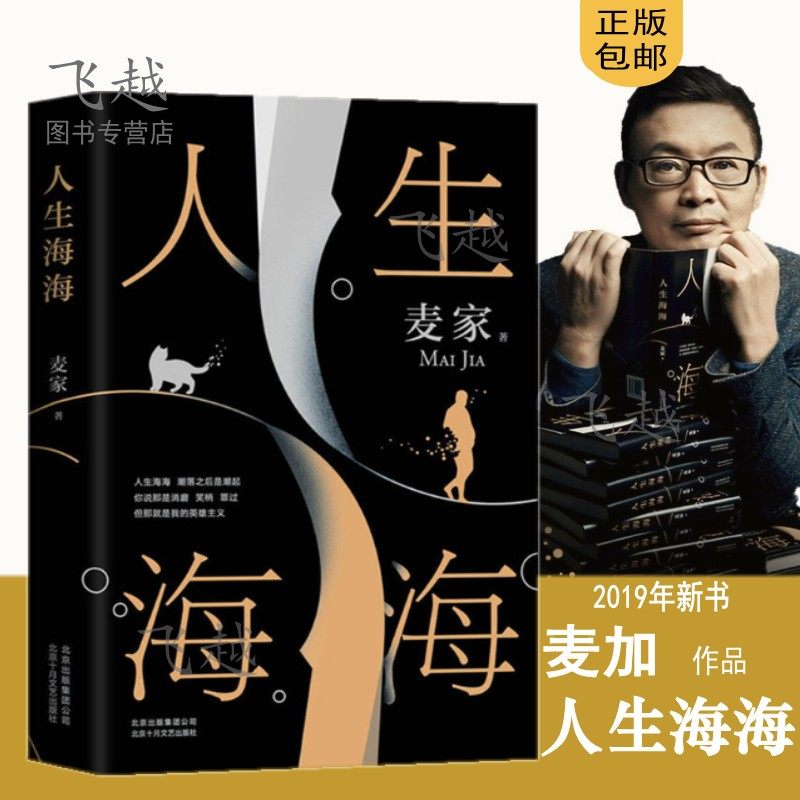 现货正版麦加新书 人生海海 茅盾文学奖得主麦家的2019新作莫言高晓松推荐 暗算风声解密悬疑小说文学畅销书