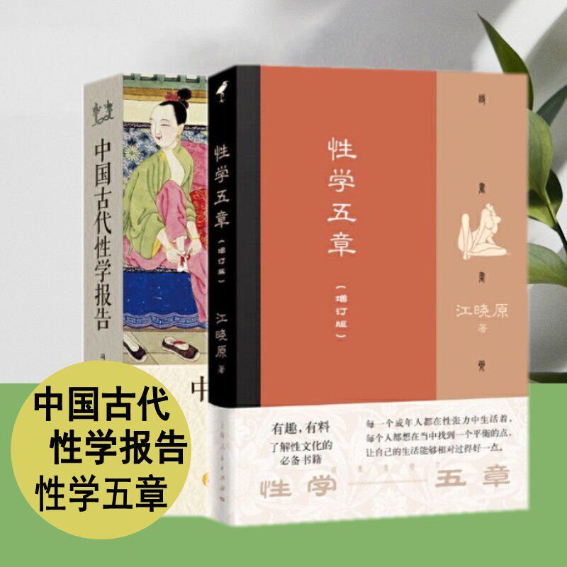 正版现货 中国古代性学报告+性学五章 中国性学会马晓年推荐 古代房中秘术大公开 道家两性文化研究 性书籍图解 夫妻房事 性教育书