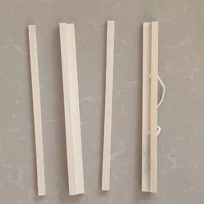 实木广告挂轴影楼海报轴挂画轴装饰吊顶扁杆婚礼布幔婚庆道具配件