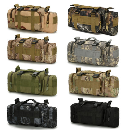 多功能户外运动腰包3P迷彩战术小包molle挂包单肩斜挎便携工具包