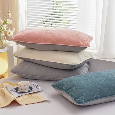 大豆纤维夹棉秋冬加厚枕套