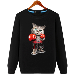 男士卫衣男潮ins春秋款嘻哈中国风韩版潮流宽松学生大码圆领长袖