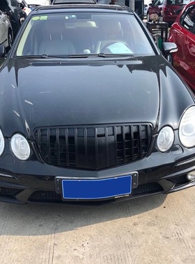 适用奔驰W211 E级E280E350E230改装GT中网竖条中网AMG中网老E中网