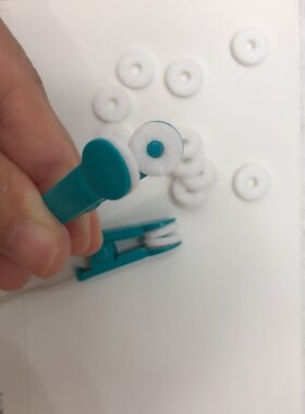 安思利普耳夹线睡眠仪配件抑郁焦虑失眠的棉贴棉垫棉圈耳棉