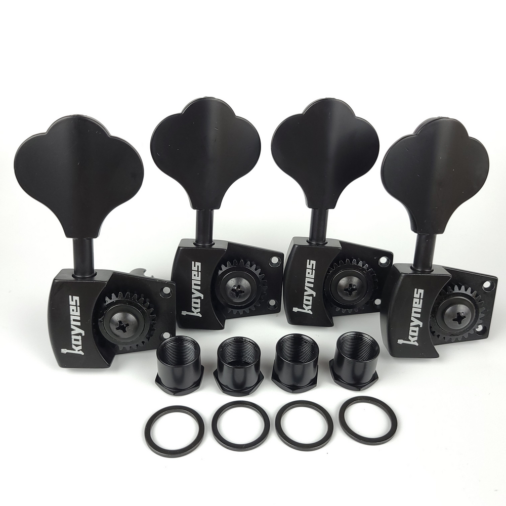 Kaynes 黑色电贝司卷弦器电贝斯琴头钮弦准弦钮 DJ330 齿轮比1:26