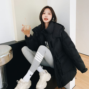 秋冬新款！一周出！高品90绒 连帽抽绳中长款羽绒服 D213P290K398图片