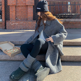 新品！现货100毛双面羊毛大衣(带包包)D355P285K398，女装毛呢外套，两个王小姐