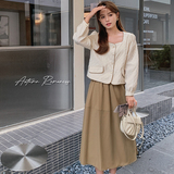 22秋！！现货！美美森系立体印花套装Q123P140K198，女装套装/套裙，两个王小姐