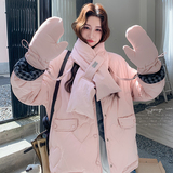 新品！两面穿超可爱90羽绒服D333P275K398，女装羽绒服，两个王小姐