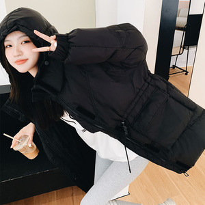 秋冬新款！一周出！高品90绒 连帽抽绳中长款羽绒服 D213P290K398图片
