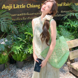 新款！风刺绣连衣裙套装C292P145K238，女装连衣裙，两个王小姐