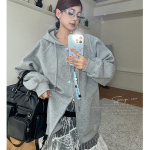 26春新款！！现货 连帽宽松卫衣三色 Q191P145K238，女装卫衣/绒衫，两个王小姐