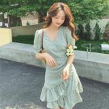夏天来啦！小绿裙子别错过连衣裙X183P75K109，女装连衣裙，两个王小姐