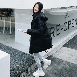 秋冬新款！一周出！高品90绒 连帽抽绳中长款羽绒服 D213P290K398图片