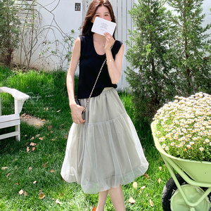 25春夏 新品！现货 网纱半身裙 不是一套！C232P80K135图片