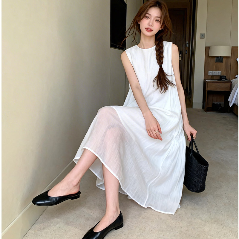 新款！现货！棉麻连衣裙C306P125K208,女装连衣裙,两个王小姐
