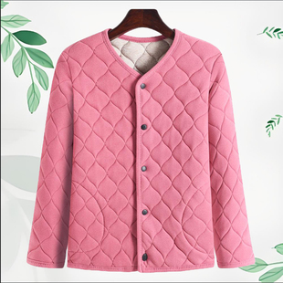 加厚德绒妈妈棉袄防寒保暖中老年女士小棉袄保暖奶奶棉服奶奶小袄