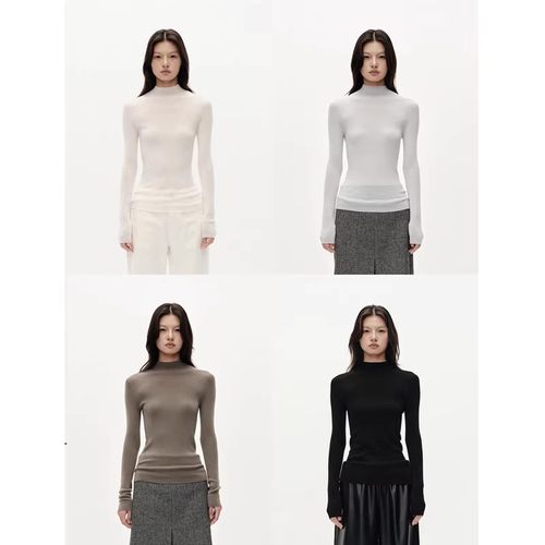 MHV ARCHIVE 德国扬子160S 澳洲美丽奴羊毛岛精 18针半高领打底